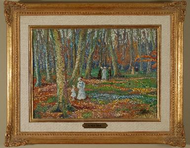 Lesne, camille, pointillism, impressionest, painter